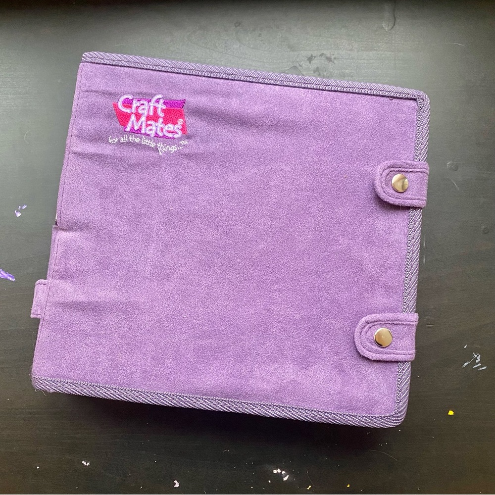PACK OF TWO Craft Mates Double Sided Case w 8organizers, for (beads, pins, more) - Picture 12 of 16